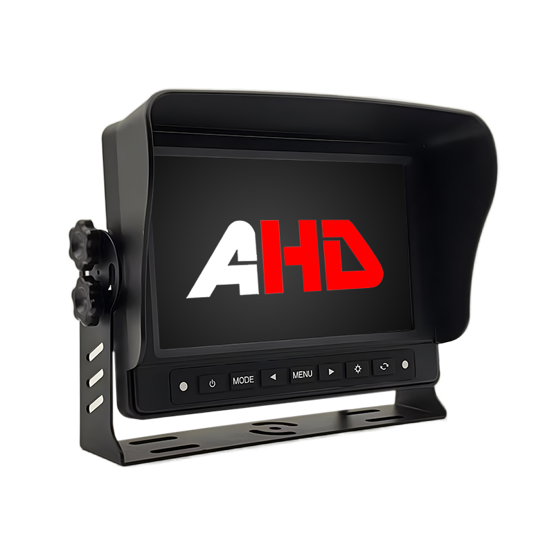 IP69K vandeniui atsparūs mygtukai AHD monitorius automobiliui