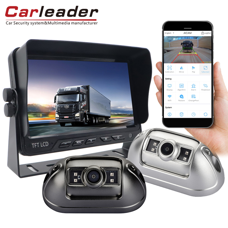 Carleader 1080P AI aklųjų zonų aptikimo transporto priemonės kamerų sistema | Eskorto vairuotojo vairavimo sauga