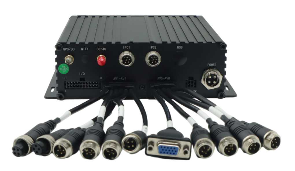 8 CH HDD transporto priemonės mobilus DVR su GPS Wifi sunkvežimiams