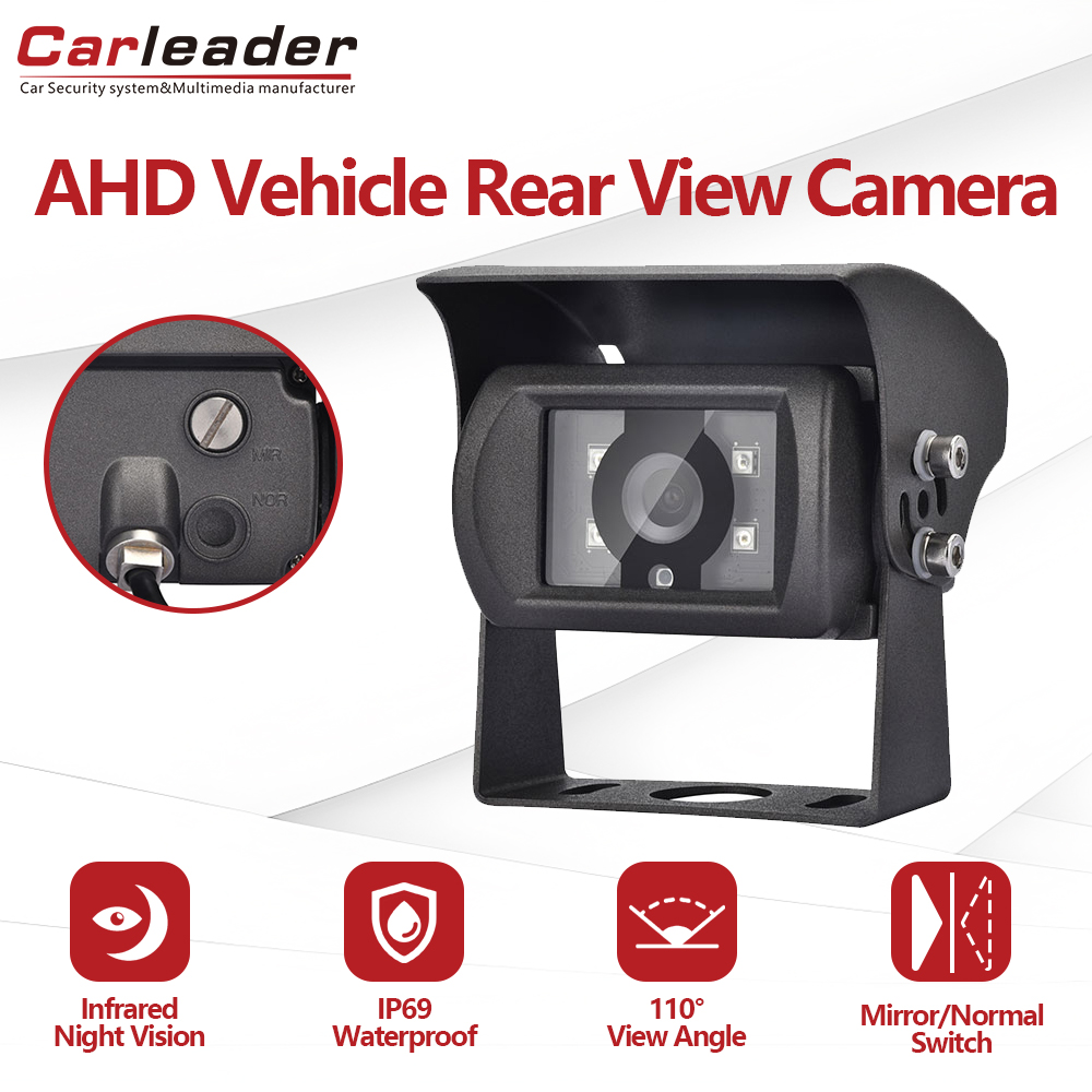 AHD 1080P IP69K vandeniui atspario automobilio galinio vaizdo kamera