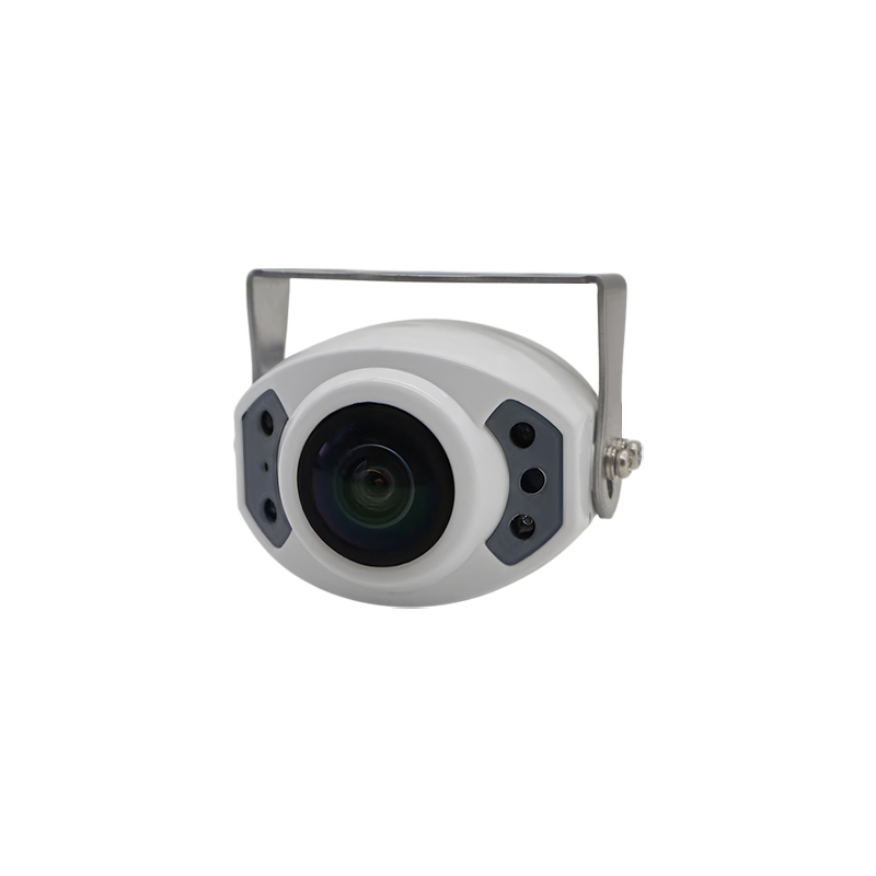 4 IR LED vandeniui atspari mini galinio vaizdo kamera balta