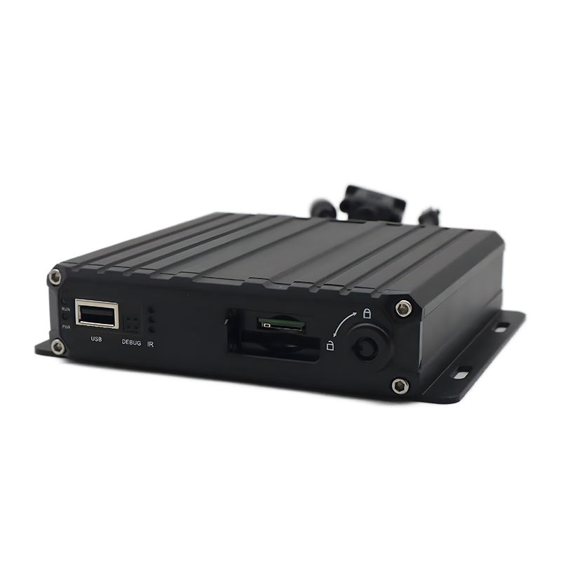 4 CH AHD SD AI mobilusis DVR su 4G GPS WiFi, ADAS DSM BSD komercinėms transporto priemonėms