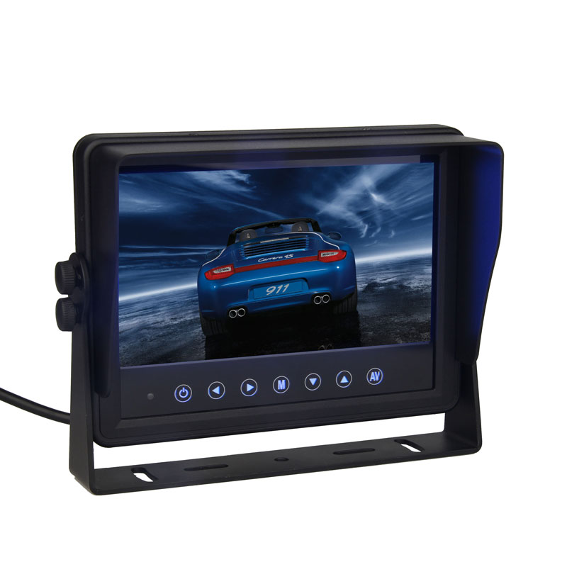 7 colių HD skaitmeninis LCD automobilio galinio vaizdo vandeniui atsparus ekranas