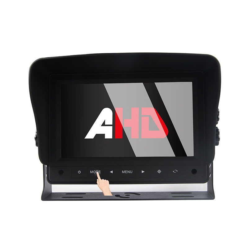 7 colių jutikliniai mygtukai 2 CH sunkiasvorių AHD transporto priemonių monitorius