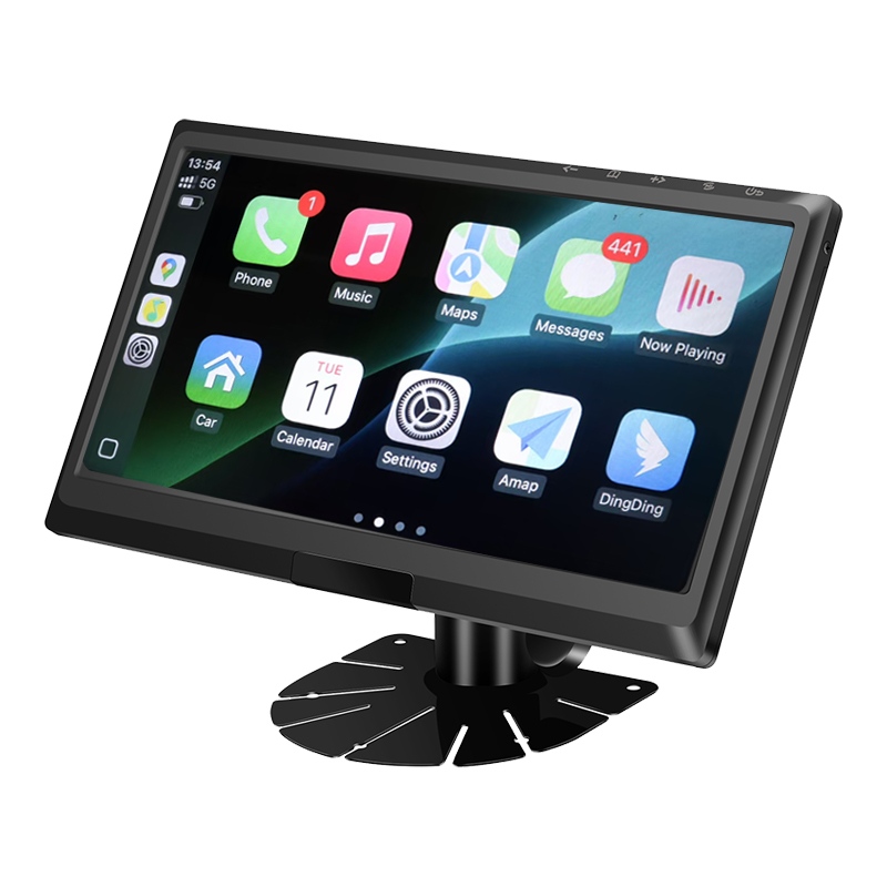 9 colių IPS AHD signalo įvesties transporto priemonės monitorius palaiko „CarPlay“ multimediją