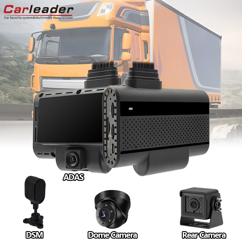 ADAS+DSM AI DVR DASH kamerų sistema sunkvežimiui
