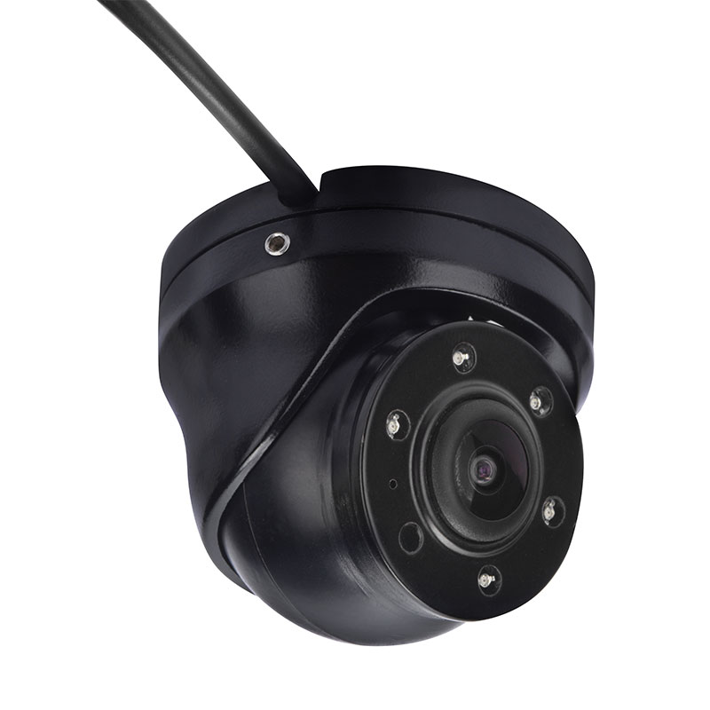 IP69K kupolinė kamera su 5 LED naktinio matymo AHD 1080P transporto priemonės kamera
